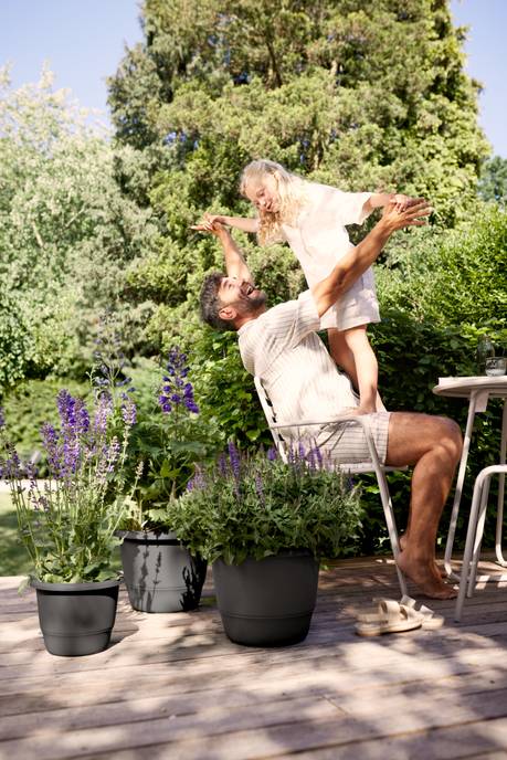 amiga rond 25cm antraciet